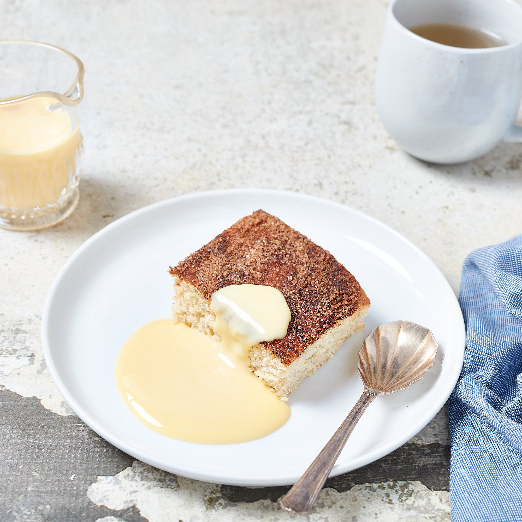 Tea Cake & Custard