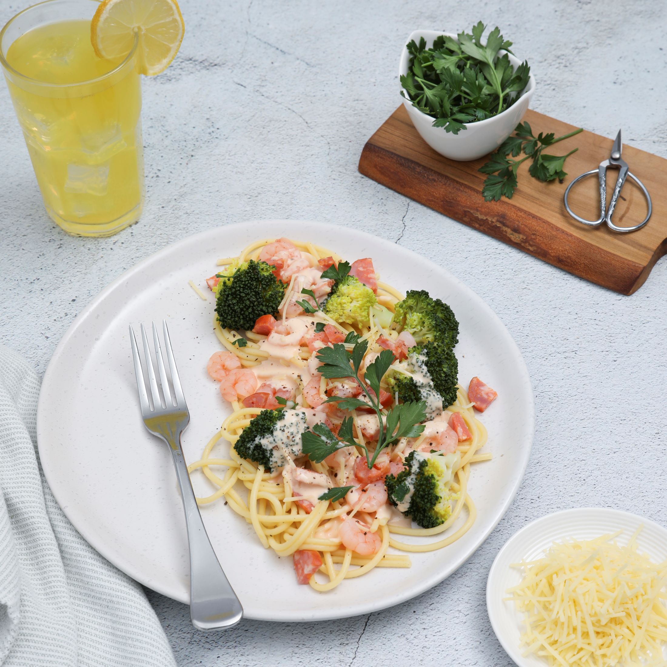 Prawn & Chorizo Pasta